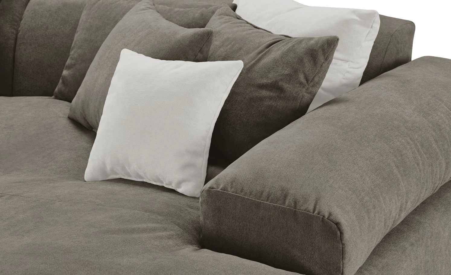 smart Ecksofa Lianea | Flachgewebe Schlamm / Silbergrau rechts 10 smart Ecksofa Lianea | Flachgewebe Schlamm / Silbergrau rechts – Bild 8