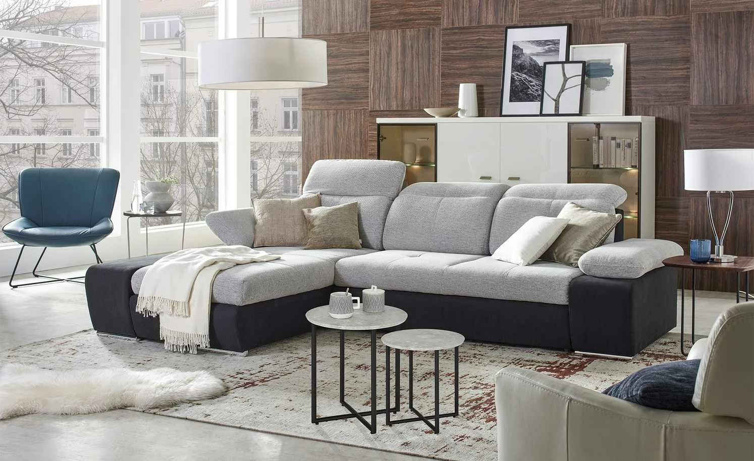 switch Ecksofa Avilla | Schwarz-Weiß links Erweiterte Funktion 3 switch Ecksofa Avilla | Schwarz-Weiß links Erweiterte Funktion