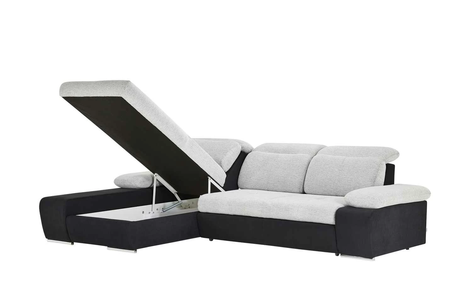 switch Ecksofa Avilla | Schwarz-Weiß links Erweiterte Funktion 6 switch Ecksofa Avilla | Schwarz-Weiß links Erweiterte Funktion – Bild 4