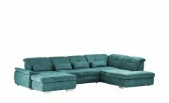 Wohnlandschaft mit Funktion Perry | Petrol rechts -Sofas Verkaufsladen 23405377 6 201901170916