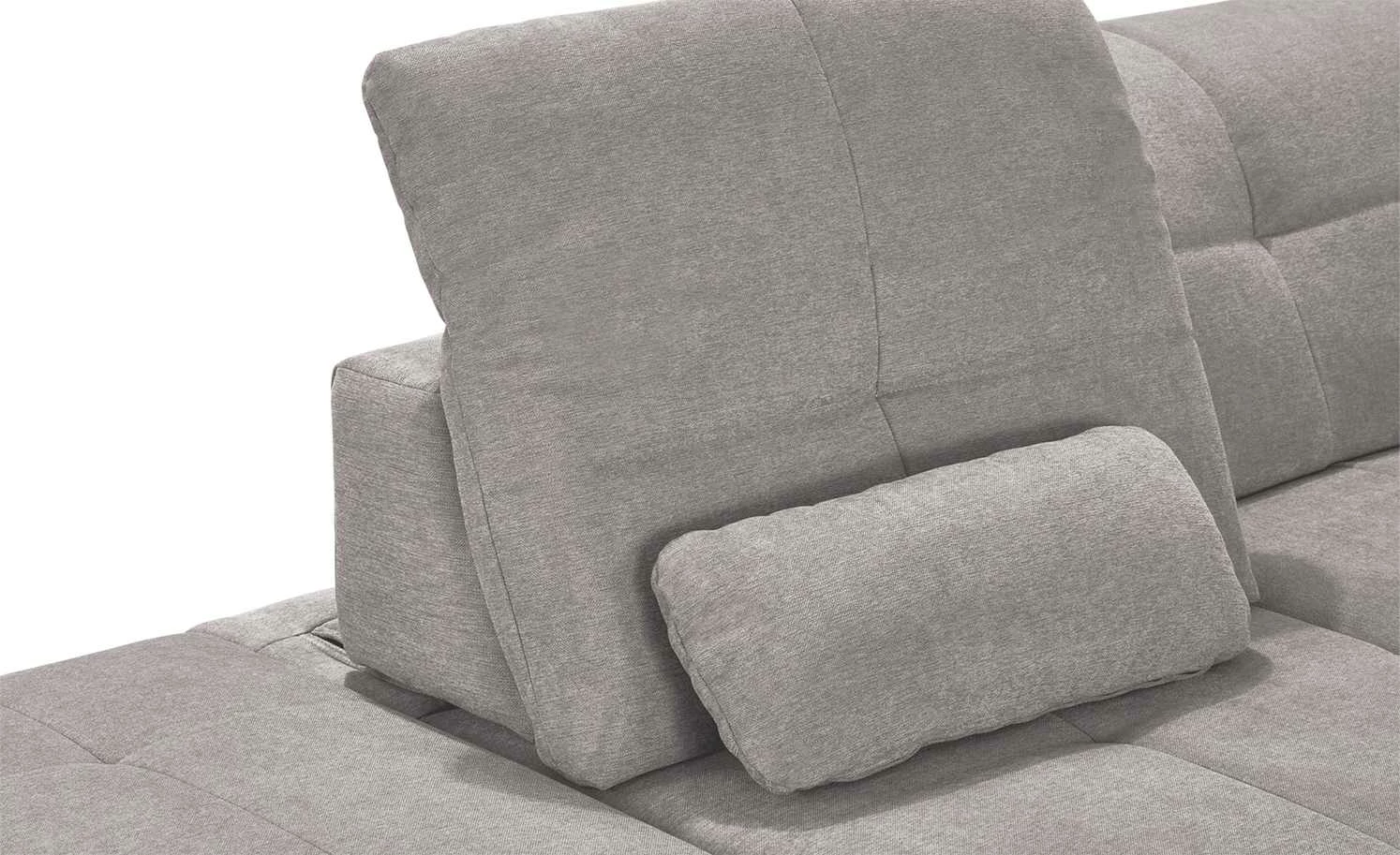 Wohnlandschaft mit Funktion Perry | Silbergrau links 13 Wohnlandschaft mit Funktion Perry | Silbergrau links – Bild 11