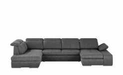 switch Wohnlandschaft Avilla | Grau-Schwarz links Grundfunktion