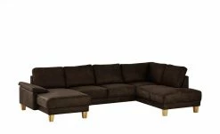 smart Wohnlandschaft Atara | Dunkelbraun rechts Mikrofaser -Sofas Verkaufsladen 23408088 8 201903012211