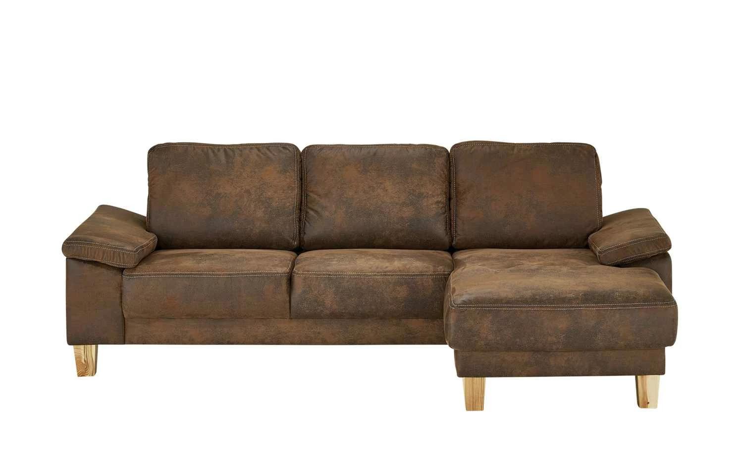 smart Ecksofa Atara | Braun rechts Mikrofaser 3 smart Ecksofa Atara | Braun rechts Mikrofaser