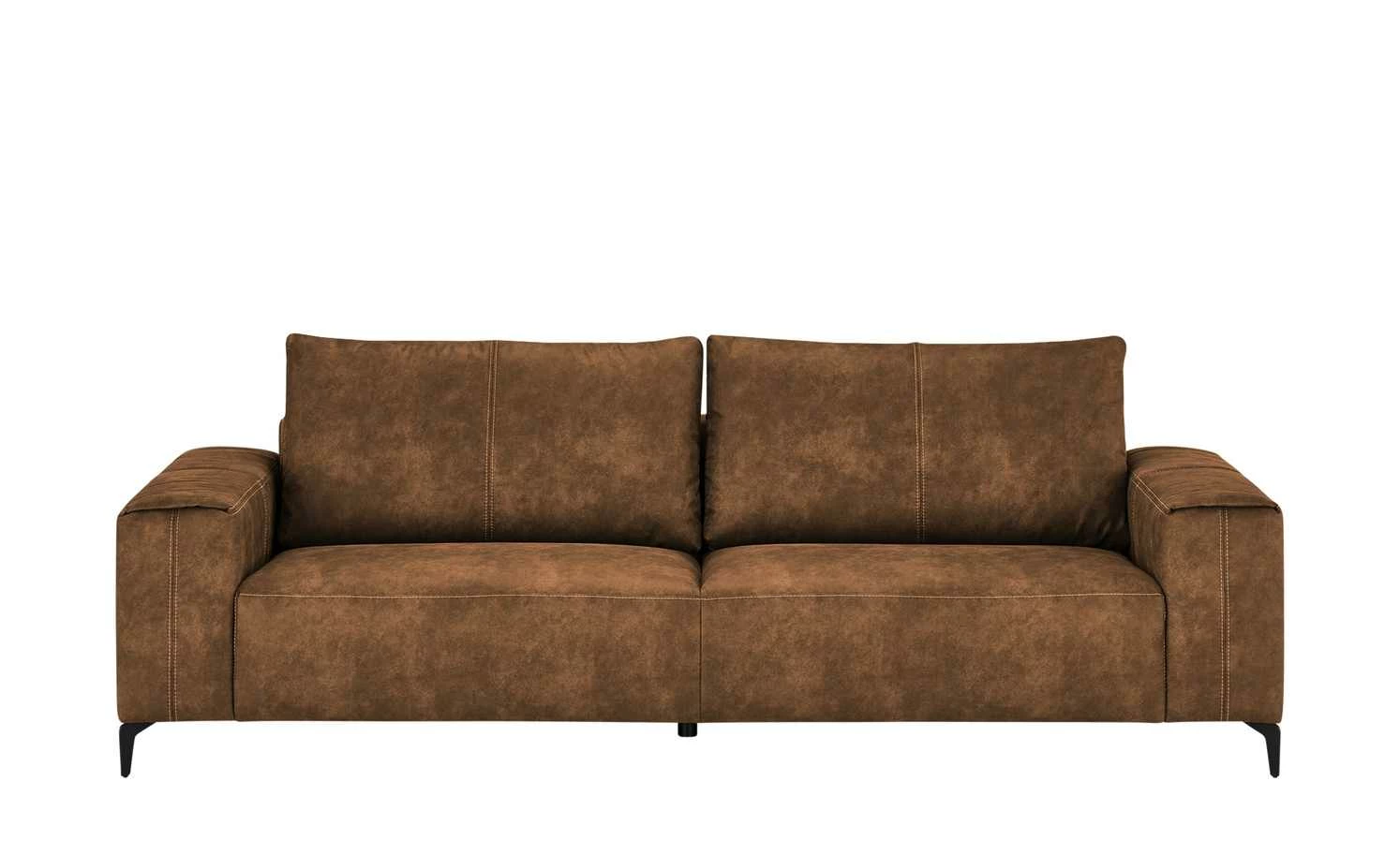 smart Sofa Gabriela | Cognac (Braun) 3 Mikrofaser 3 smart Sofa Gabriela | Cognac (Braun) 3 Mikrofaser