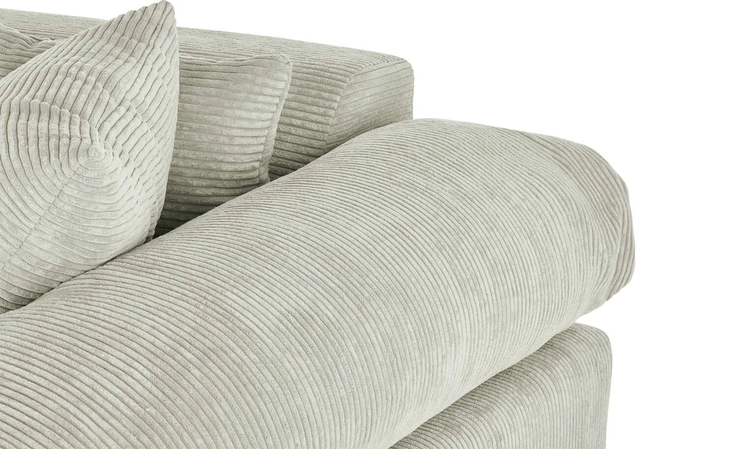 smart Big Sofa Lianea | Steingrau Cordstoff 6 smart Big Sofa Lianea | Steingrau Cordstoff – Bild 4