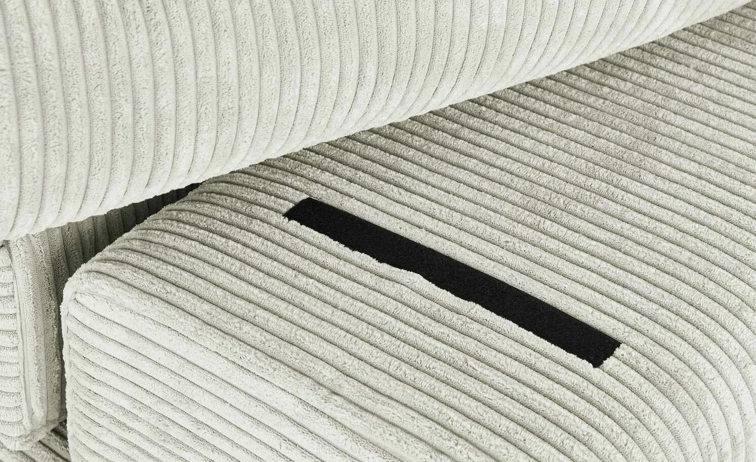 smart Big Sofa Lianea | Steingrau Cordstoff 7 smart Big Sofa Lianea | Steingrau Cordstoff – Bild 5