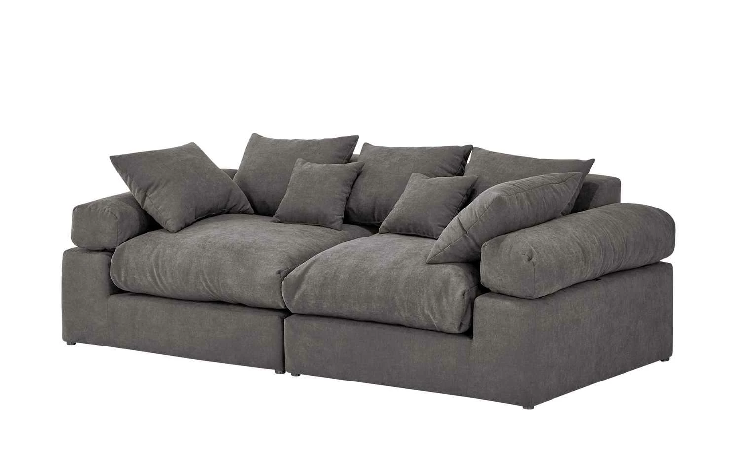 smart Big Sofa Lionore | Grau-Braun Flachgewebe 9 smart Big Sofa Lionore | Grau-Braun Flachgewebe – Bild 7