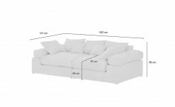 smart Big Sofa Lionore | Grau-Braun Flachgewebe 17 smart Big Sofa Lionore | Grau-Braun Flachgewebe -Sofas Verkaufsladen 23408512 8 202104281234