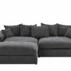smart Ecksofa Lionore | Graubraun links