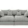 smart Big Sofa Lionore | Grau (Schlamm) Flachgewebe -Sofas Verkaufsladen 23408706 8 202104281234