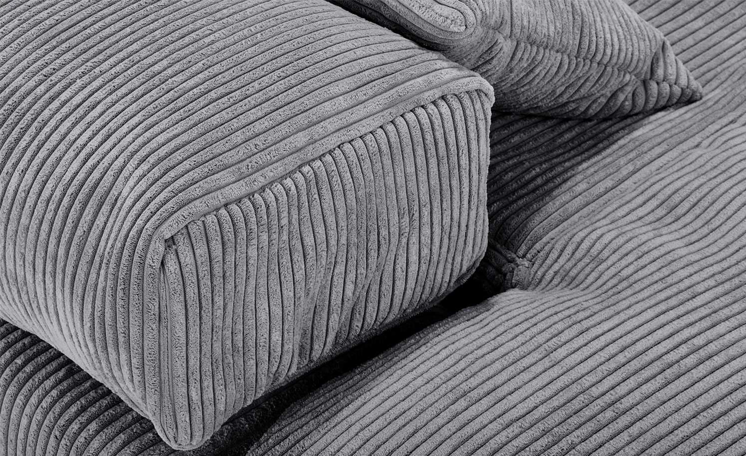 smart Ecksofa Lianea | Cordstoff Grau / Altrosa links 8 smart Ecksofa Lianea | Cordstoff Grau / Altrosa links – Bild 6