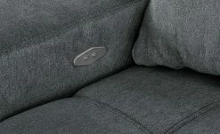 bobb Ecksofa Caro | Schwarz-Grau Mikrofaser fein rechts Erweiterte Funktion -Sofas Verkaufsladen 23408825 11 201906272233