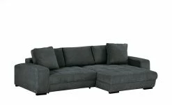 bobb Ecksofa Caro | Schwarz-Grau Mikrofaser fein rechts Erweiterte Funktion -Sofas Verkaufsladen 23408825 4 201906272233