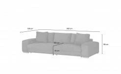 bobb Big Sofa Caro | Anthrazit Microfaser fein Erweiterte Funktion -Sofas Verkaufsladen 23408837 7 202106172234