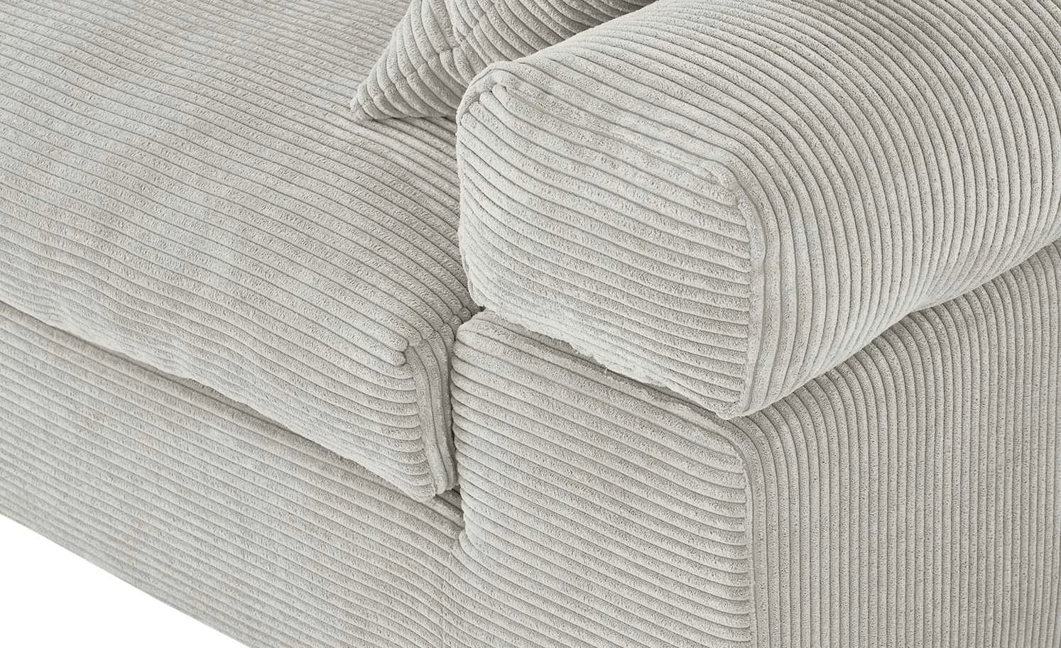 smart Big Sofa Lionore | Silbergrau Cordstoff 6 smart Big Sofa Lionore | Silbergrau Cordstoff – Bild 4