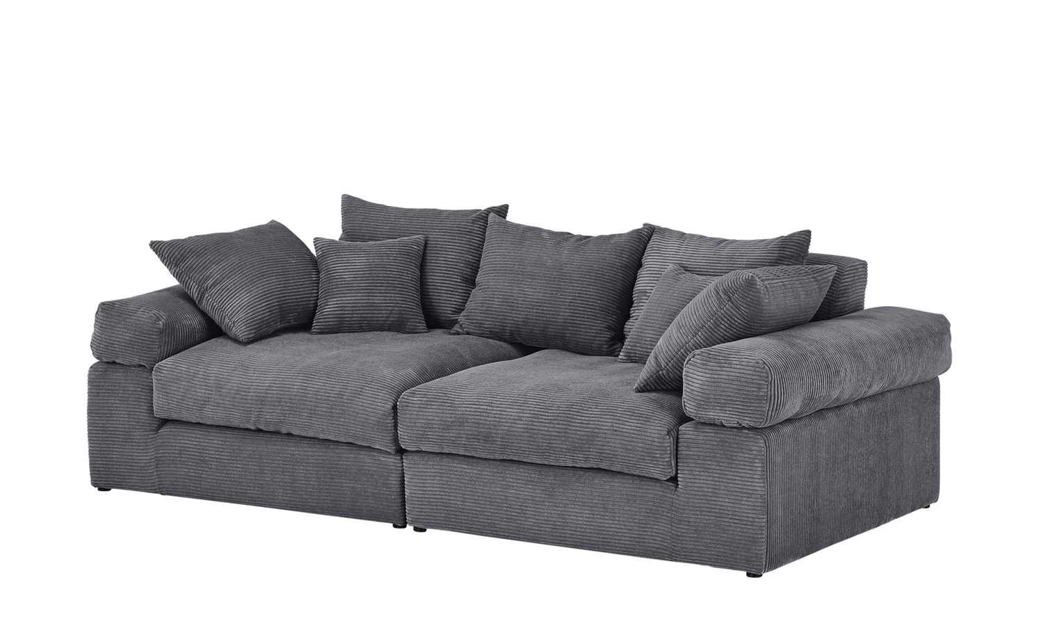 smart Big Sofa Lionore | Grau Cordstoff 10 smart Big Sofa Lionore | Grau Cordstoff – Bild 9