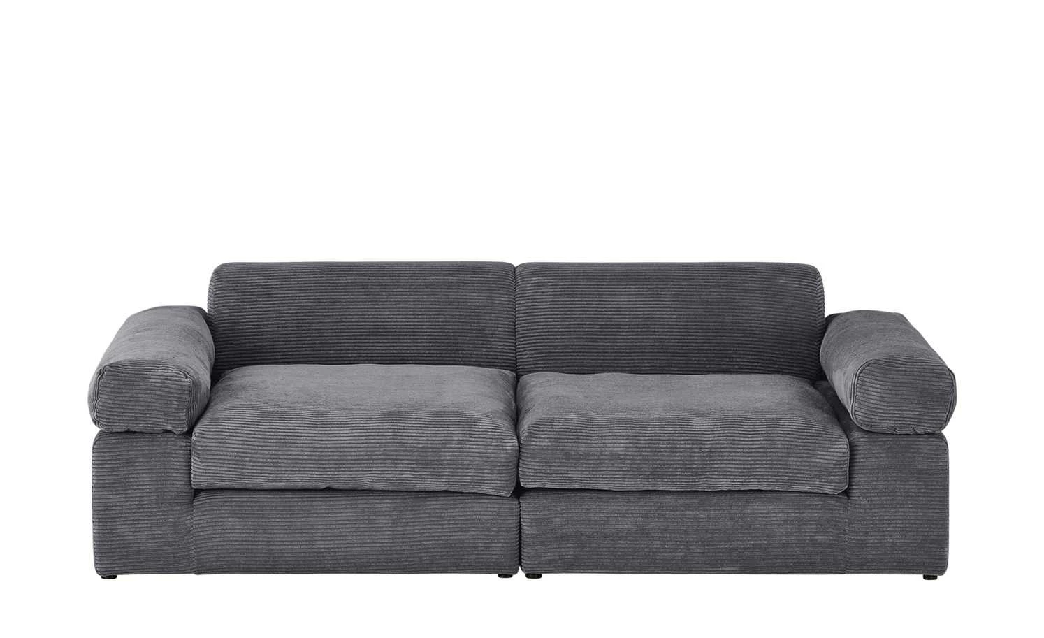 smart Big Sofa Lionore | Grau Cordstoff 4 smart Big Sofa Lionore | Grau Cordstoff – Bild 3
