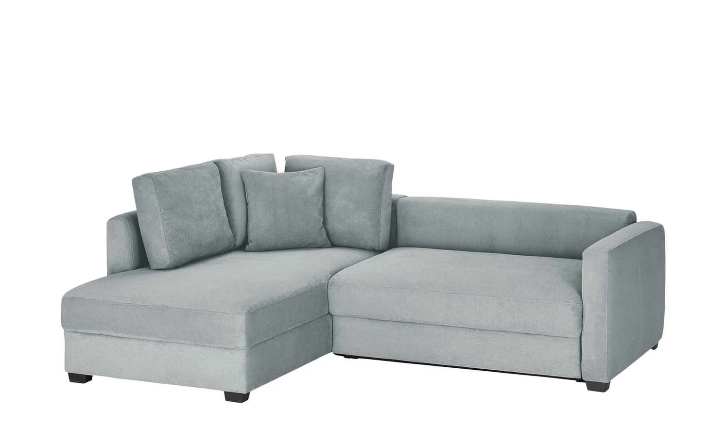 bobb Ecksofa mit Boxspringpolsterung Lisa de Luxe | Grau links Mikrofaser 11 bobb Ecksofa mit Boxspringpolsterung Lisa de Luxe | Grau links Mikrofaser – Bild 9