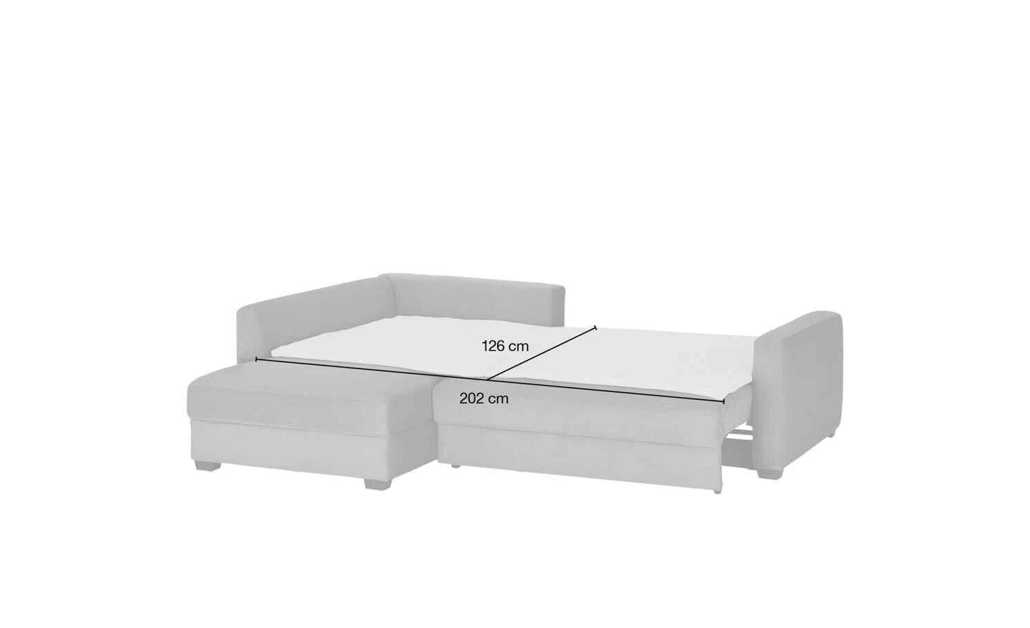 bobb Ecksofa mit Boxspringpolsterung Lisa de Luxe | Grau links Mikrofaser 13 bobb Ecksofa mit Boxspringpolsterung Lisa de Luxe | Grau links Mikrofaser – Bild 11