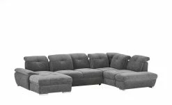 Wohnlandschaft Gladys | Stone (Steingrau) rechts Webstoff -Sofas Verkaufsladen 23409978 22 201909132234