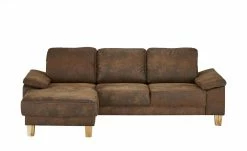 smart Ecksofa Atara | Braun links Mikrofaser