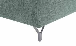 bobb Ecksofa mit Boxspringpolsterung Filis de Luxe | AquaClean-Webstoff (Pascha) Aqua (Blaugrün) rechts verchromt -Sofas Verkaufsladen 24400322 14 201907152242