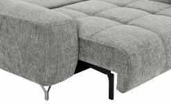 bobb Ecksofa mit Boxspringpolsterung Filis de Luxe | AquaClean-Webstoff (Pascha) Melange (Grau) rechts verchromt -Sofas Verkaufsladen 24400324 4 201907152242