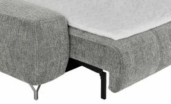bobb Ecksofa mit Boxspringpolsterung Filis de Luxe | AquaClean-Webstoff (Pascha) Melange (Grau) rechts verchromt -Sofas Verkaufsladen 24400324 5 201907152242