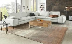 W.SCHILLIG Ecksofa Leder Valentinoo | Creme 318|cm 318|cm
