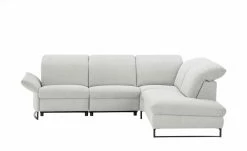 Gallery M Ecksofa Viviana | Hellgrau rechts Erweiterte Funktion