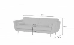SOHO Sofa 3-sitzig Zehra | Taupe -Sofas Verkaufsladen 24405404 3 202108202238