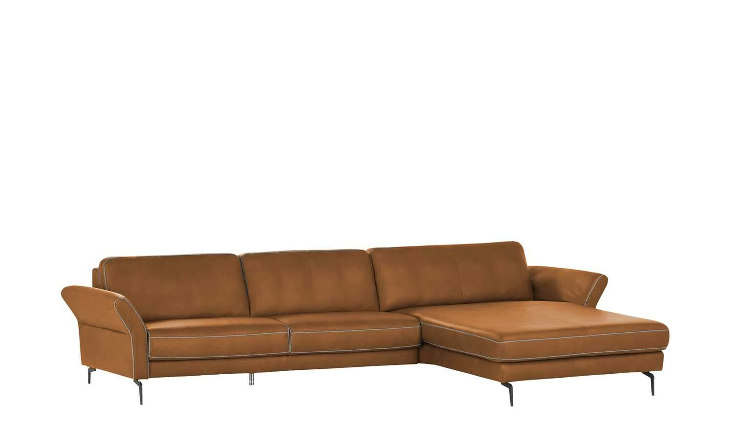 Ravensberger Werkstätten Ecksofa Domino | Cognac (Braun-Orange) rechts 4 Ravensberger Werkstätten Ecksofa Domino | Cognac (Braun-Orange) rechts – Bild 2
