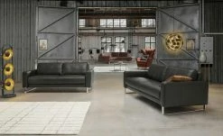 Ravensberger Werkstätten Sofa Domino | Graphite (Dunkelgrau) 181|cm