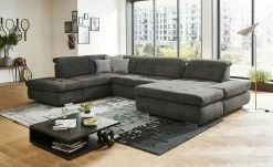 Lounge Collection Wohnlandschaft Spencer | Anthrazit links Erweiterte Funktion