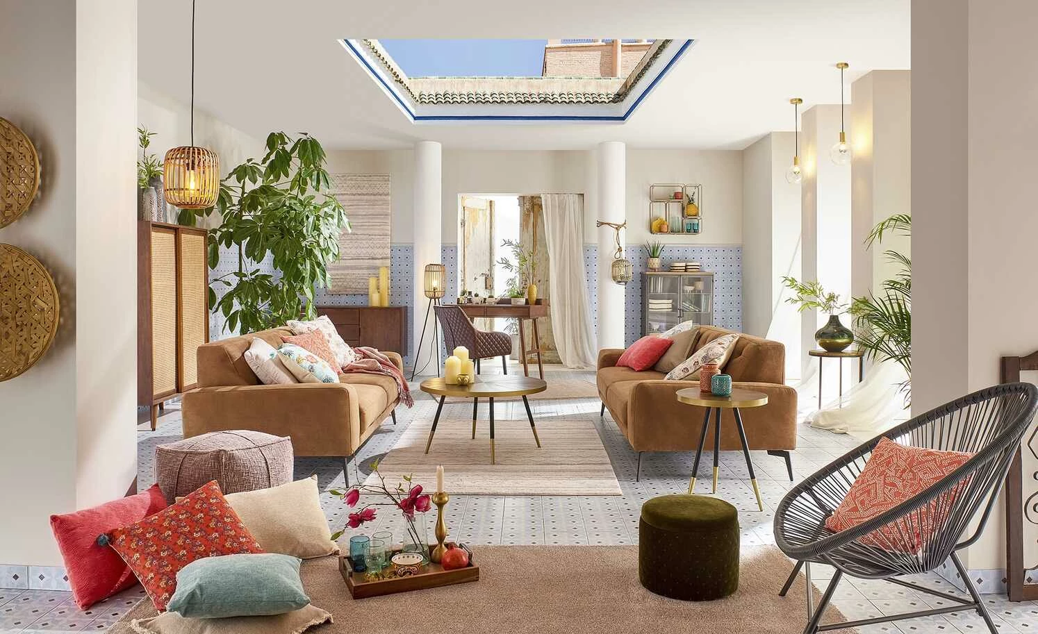 smart Sofa Alana | Braun 3 Mikrofaser Leder-Optik 3 smart Sofa Alana | Braun 3 Mikrofaser Leder-Optik