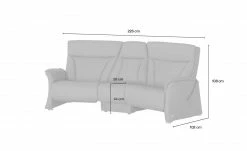 himolla Trapezsofa 4010 | Grau-Blau Erweiterte Funktion -Sofas Verkaufsladen 24408827 1 202206131233