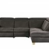 meinSofa Ecksofa Litos | Anthrazit rechts Erweiterte Funktion