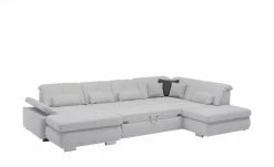 Lounge Collection Wohnlandschaft Flachgewebe Affair | rechts Erweiterte Funktion Silbergrau (Hellgrau) -Sofas Verkaufsladen 24409838 5 202011162249