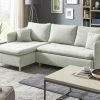 smart Ecksofa Bonamie | Silbergrau links