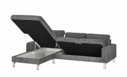 Ecksofa Coline | Stahlgrau links -Sofas Verkaufsladen 25400554 1 201910162238
