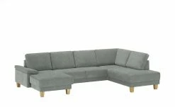 smart Wohnlandschaft Atara | Grau rechts Flachgewebe -Sofas Verkaufsladen 25400636 3 202001082240
