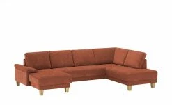 smart Wohnlandschaft Atara | Orange rechts Flachgewebe -Sofas Verkaufsladen 25400639 7 202001082240