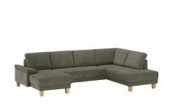 smart Wohnlandschaft Atara | Braun rechts Flachgewebe -Sofas Verkaufsladen 25400640 6 202001082240