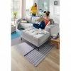 smart Ecksofa Garda | Grau rechts Webstoff