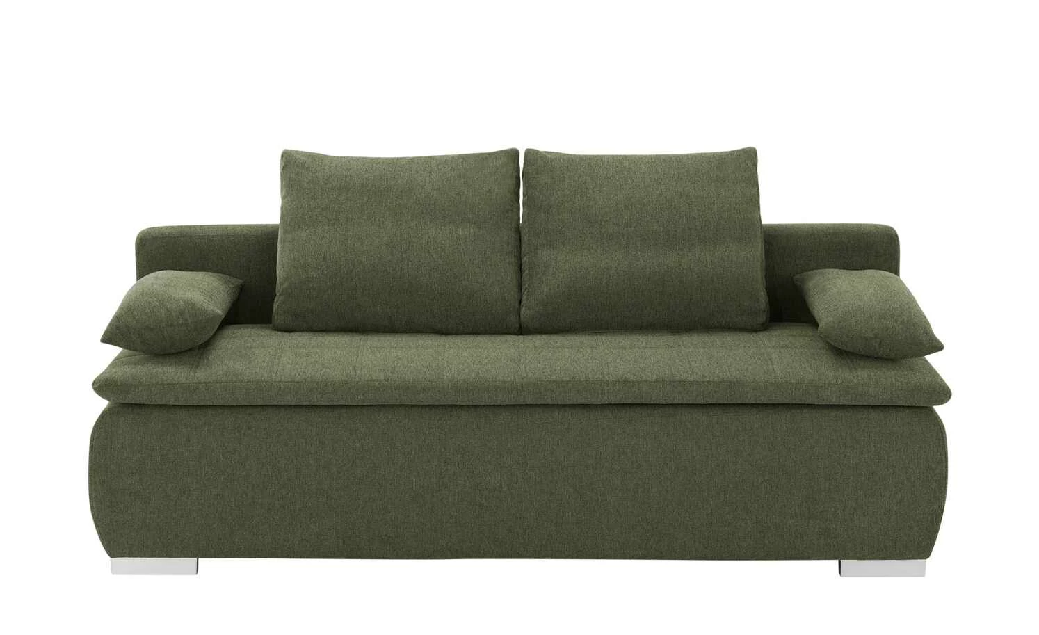smart Schlafsofa Leonie | Grün Flachgewebe 3 smart Schlafsofa Leonie | Grün Flachgewebe