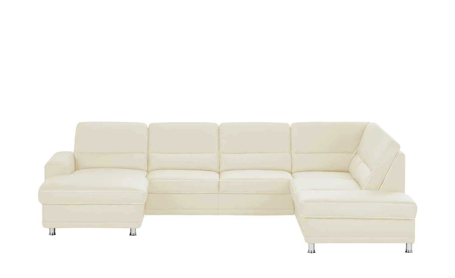 meinSofa Wohnlandschaft Carina | Ecru (Creme) rechts ohne 3 meinSofa Wohnlandschaft Carina | Ecru (Creme) rechts ohne