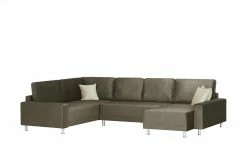 Wohnlandschaft Mara | Braun / Beige links Mikrofaser -Sofas Verkaufsladen 25401098 5 202003262236