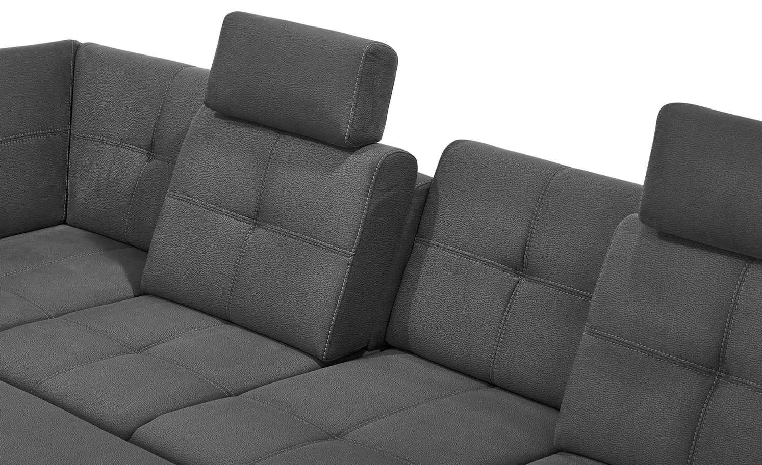 Wohnlandschaft Cosima | Graphitgrau links 20 Wohnlandschaft Cosima | Graphitgrau links – Bild 18