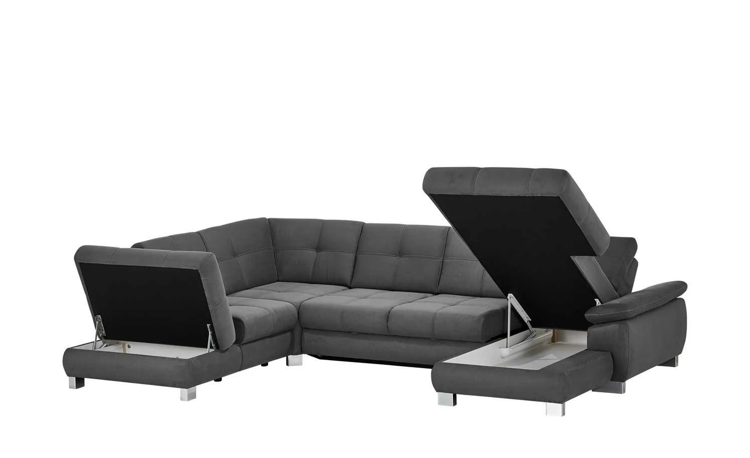 Wohnlandschaft Cosima | Graphitgrau links 11 Wohnlandschaft Cosima | Graphitgrau links – Bild 9